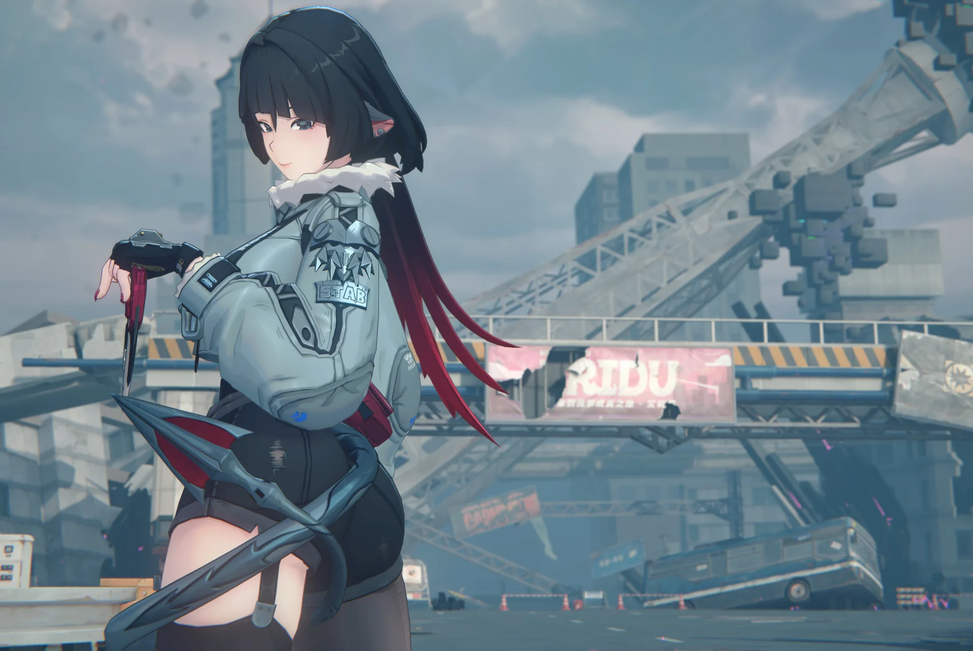 Jane Doe framed as a character, not just a combat unit